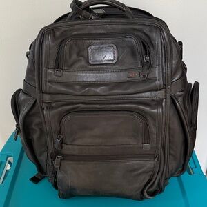 Tumi Alpha 3 Leather Briefpack